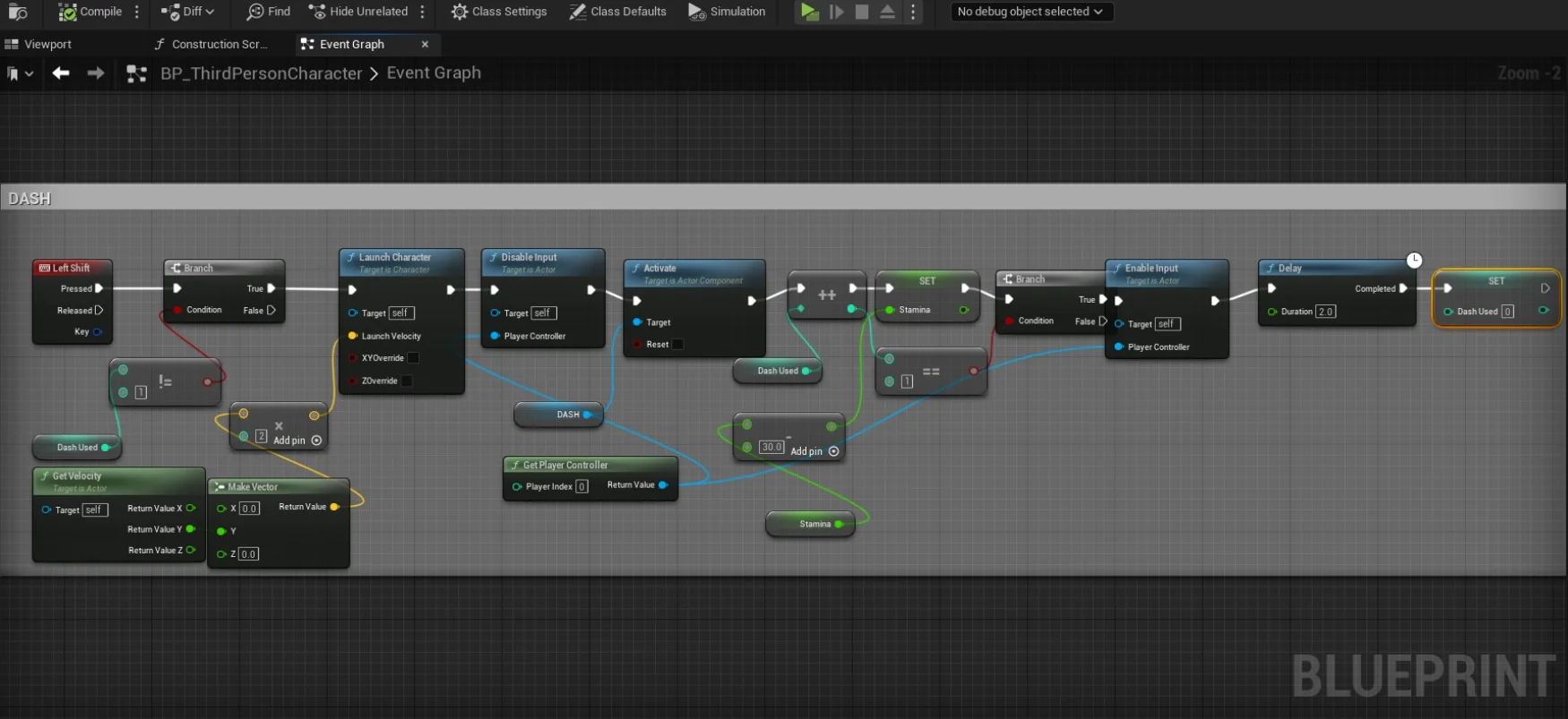 Movement Logic Blueprint
