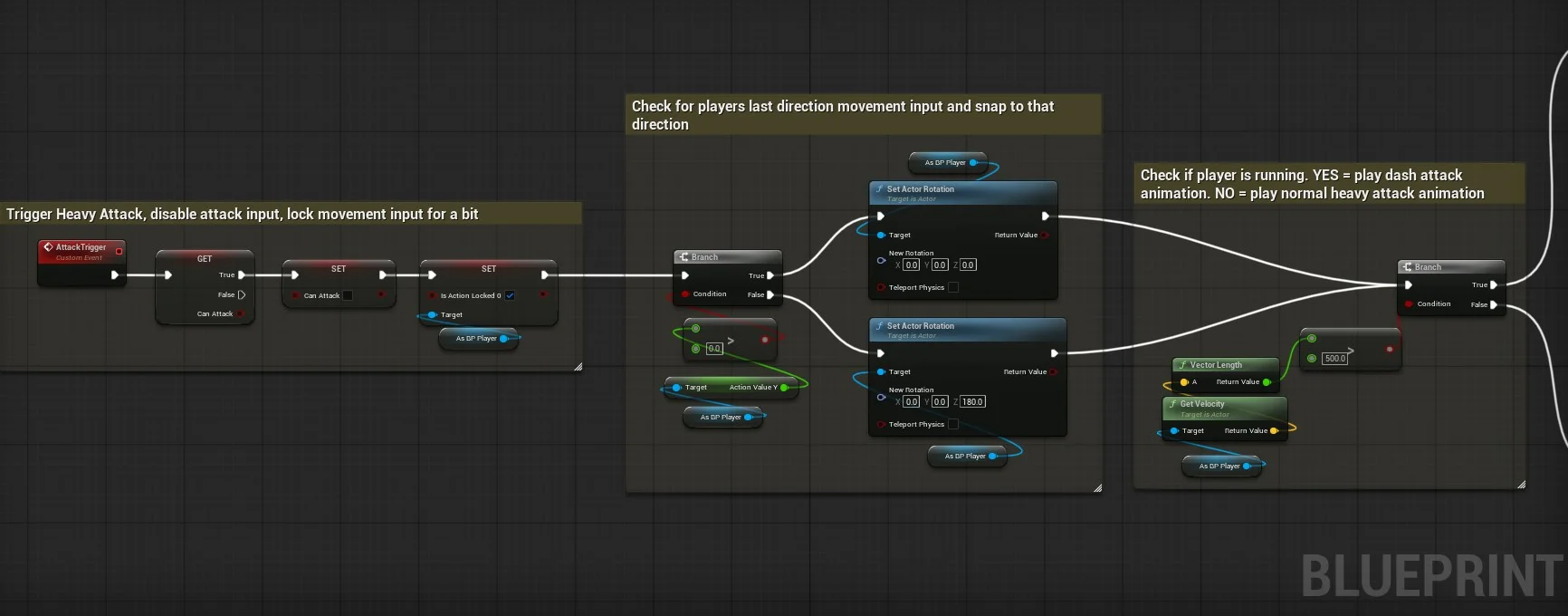 Heavy Attack Initial Setup