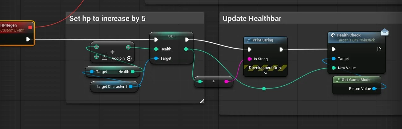 HP Regen Logic Blueprint