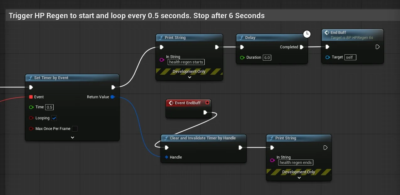 HP Regen Start Blueprint